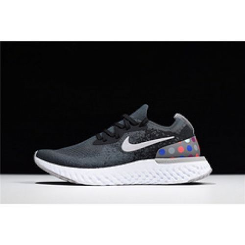 nike epic REACT FLYKNIT Black and grey dots point noirs ET gris AJ7283 996